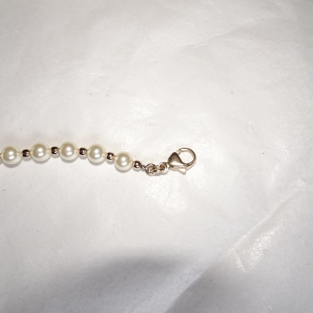 Chanel Pearl Crystal Necklace Vintage - Picture 12 of 14